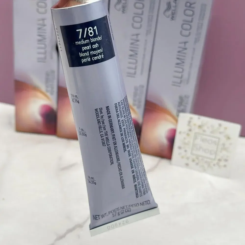 Wella illumina Color Permanent Hair Color 7/81 - 5pack - Picture 5 of 6